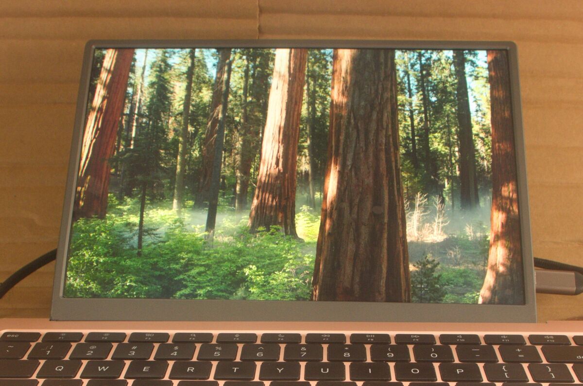 External monitor - No login UI
