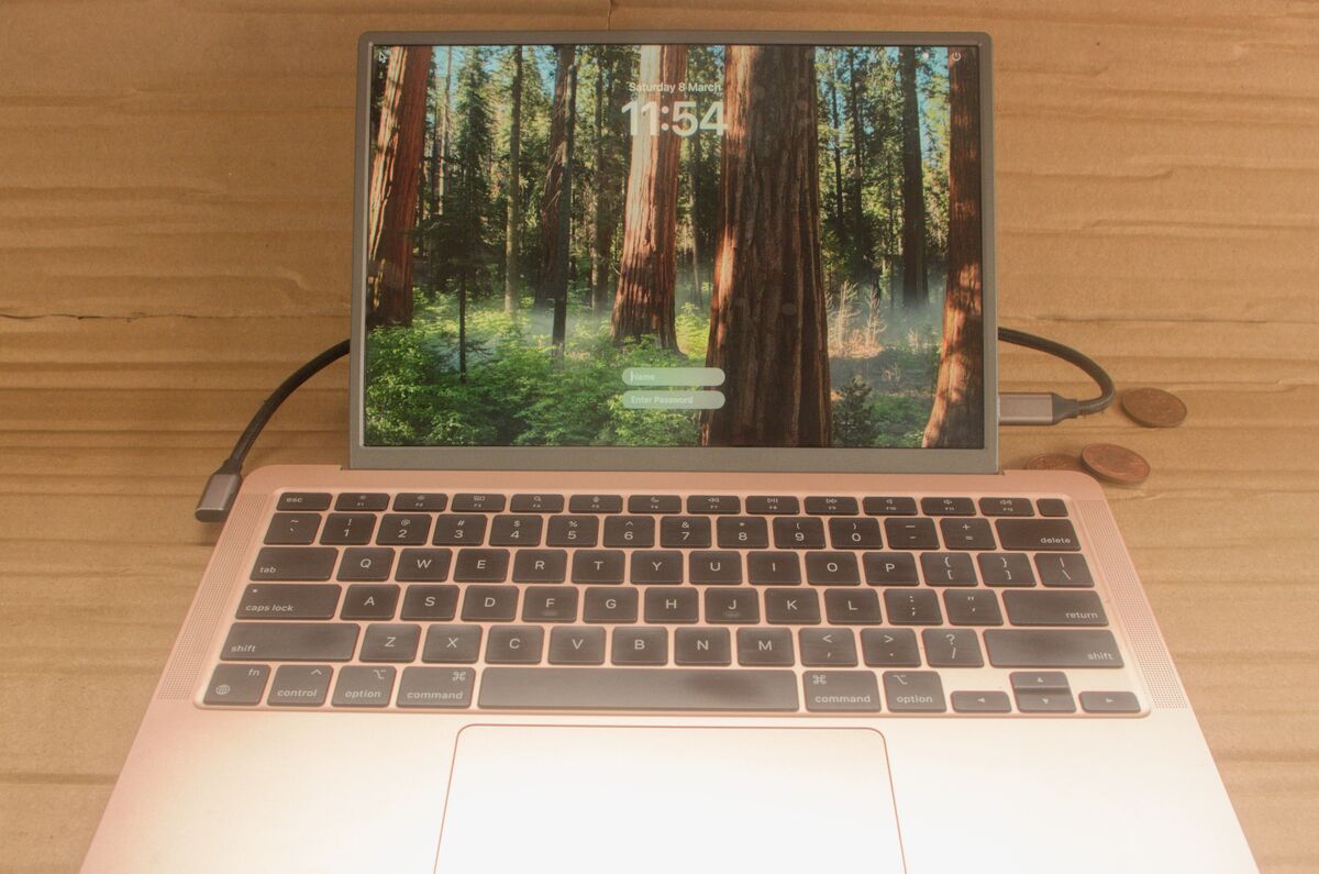 Login screen: Success